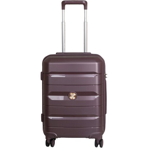 фото Чемодан supra luggage, полипропилен, фиолетовый