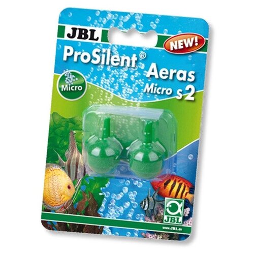 фото Jbl prosilent aeras micro s2 - набор из двух круглых распылителей для аквариумов (2 шт)