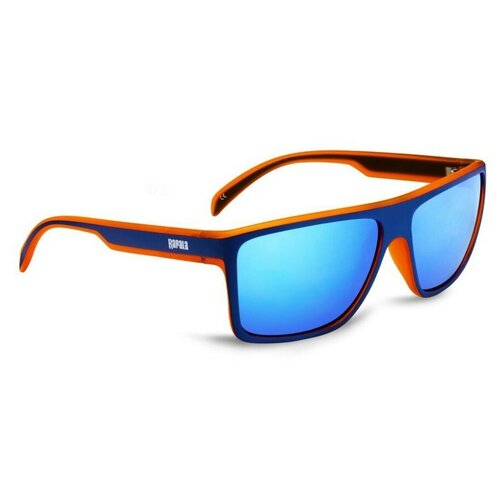 фото Солнцезащитные очки rapala, прямоугольные, оправа: пластик, спортивные, ударопрочные, с защитой от уф, поляризационные, устойчивые к появлению царапин, синий