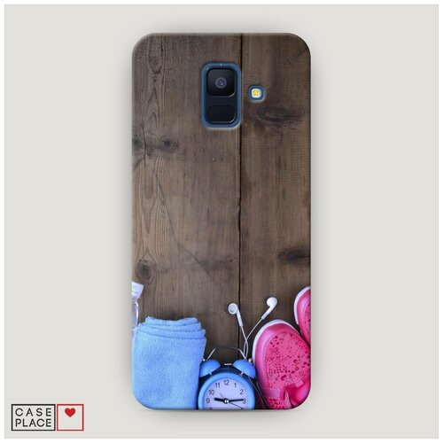 фото Чехол пластиковый samsung galaxy a6 спортивный набор case place