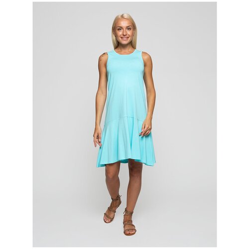 фото Женское легкое платье сарафан, мятный, размер 50(xl) lunarable