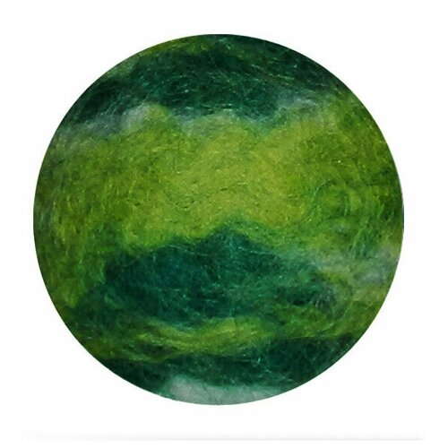 фото Мяч из шерсти livezoo wool зеленый луг 4 см