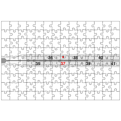 фото Магнитный пазл 27x18см."термометр, медицинский, температура" на холодильник lotsprints