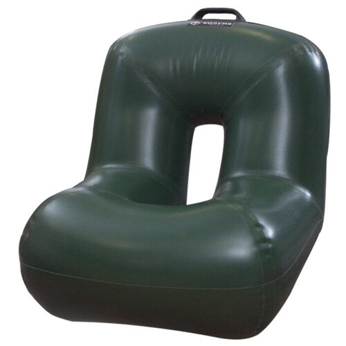 фото Надувное кресло из ткани пвх зеленое колумб