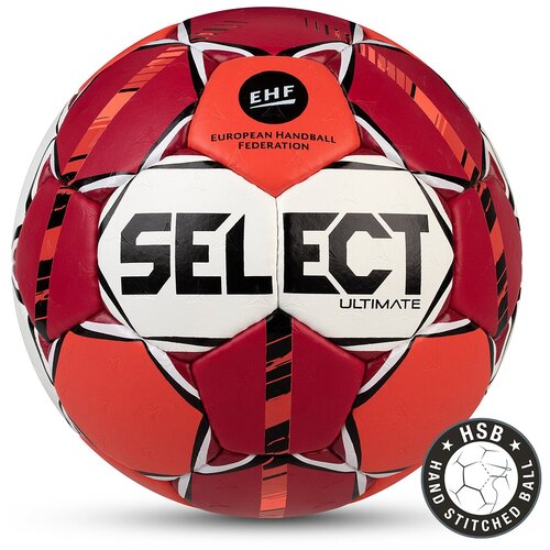 фото Мяч гандбольный select ultimate ihf №3, крас/оранж/бел/чер (3)