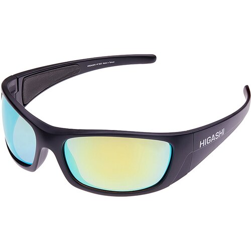фото Солнцезащитные очки higashi, прямоугольные, спортивные, поляризационные, для мужчин, черный