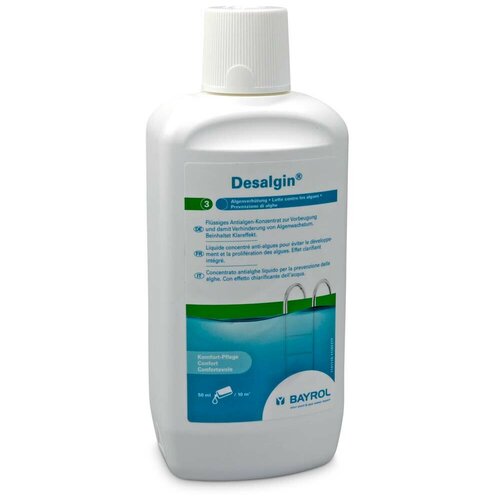 фото Bayrol дезальгин (desalgin) 1 л бутылка жидкость для борьбы с водорослями + индикатор dpd в подарок