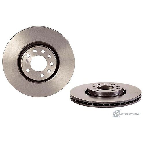 фото Brembo 09936911 диск тормозной opel astra h/meriva b/zafira 00-/saab 9-3 02- передний вент.