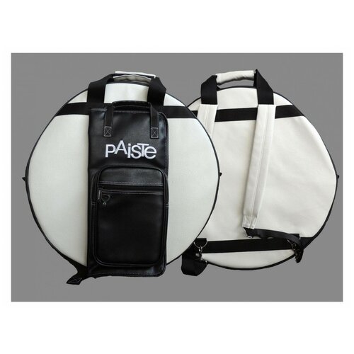 фото Paiste professional cymbal bag white/ black чехол для тарелок до 22" с отделяемым чехлом для палочек