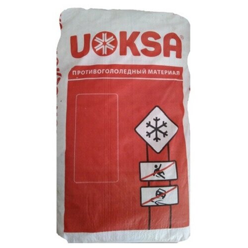 фото Реагент противогололедный uoksa пескосоль 30% 20 кг мешок