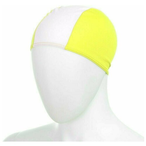 фото Шапочка для плавания детская fashy polyester cap , арт.3236-00-45, полиэстер, бело-желтый
