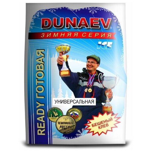 фото Dunaev прикормка dunaev ice-ready 0.75кг (универсальная)