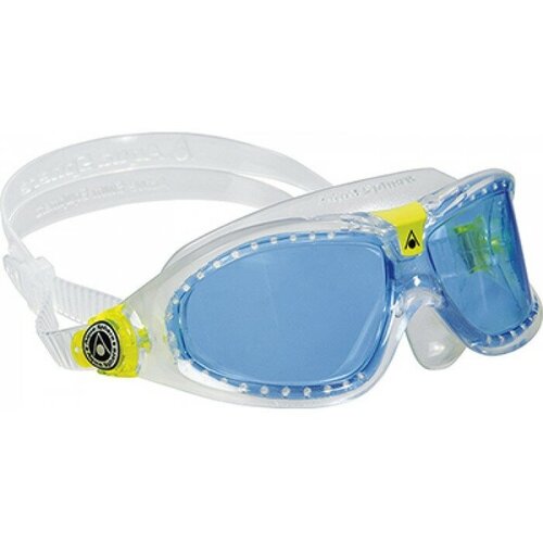 фото Очки для плавания seal kid 2 голубые линзы/прозрачный/лайм aquasphere