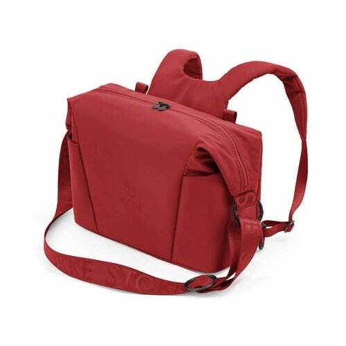 фото Сумка для мамы stokke (стокке) changing bag x ruby red 575104