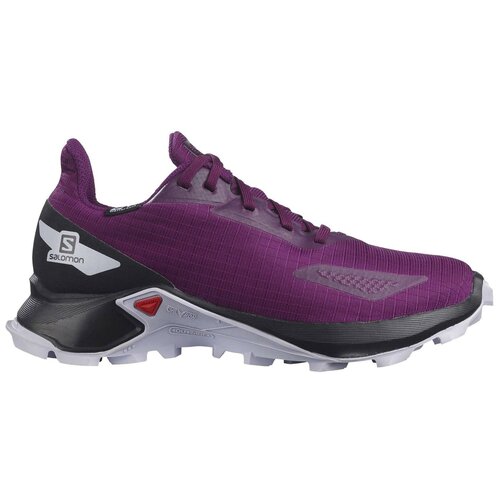 фото Беговые кроссовки salomon alphacross blast cswp j plum caspia/black/purple heather (eur:38)