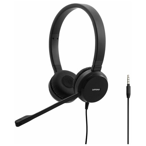 фото Lenovo наушники lenovo wired voip stereo headset черный