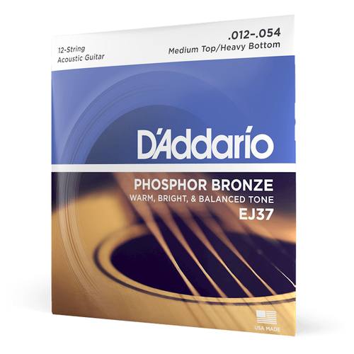 фото D'addario ej37 струны для 12 струнной акустической гитары