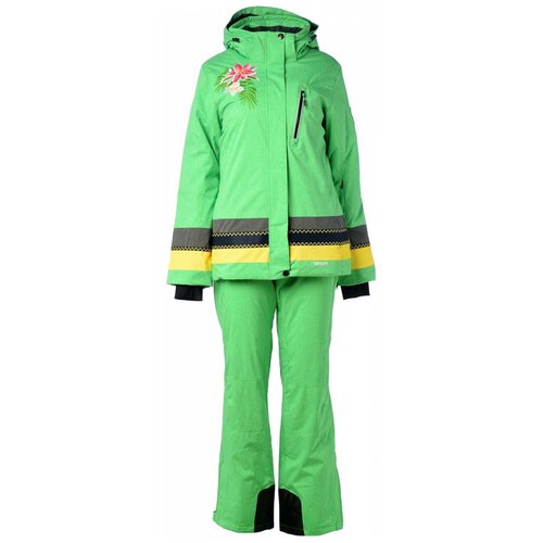 фото Горнолыжный костюм женский azimuth 15400 размер 48, зеленый