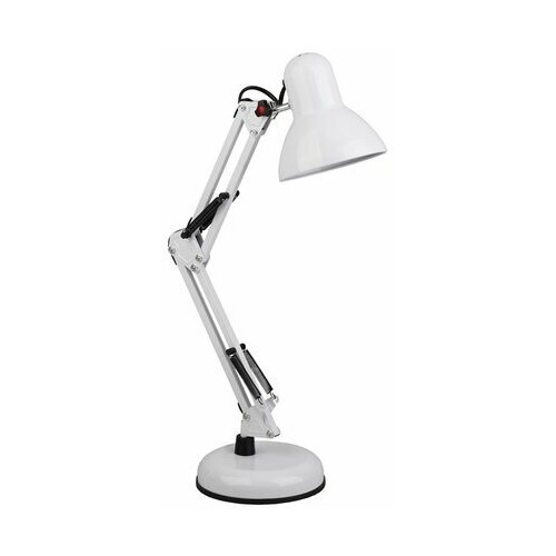 фото Настольная лампа для рабочего стола n-214 е27 40 вт белая. нет бренда