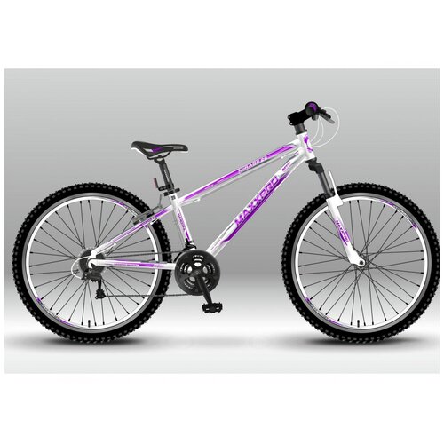 фото Велосипед maxxpro mirage 26 бело-фиолетовый
