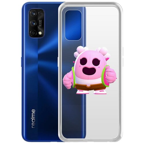 фото Чехол-накладка clear case brawl stars-сакура спайк для realme 7 pro krutoff group