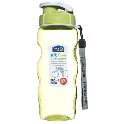 фото Бутылка для напитков "lock&lock" bisfree спортивная, тритан, 500 мл, зеленая locknlock