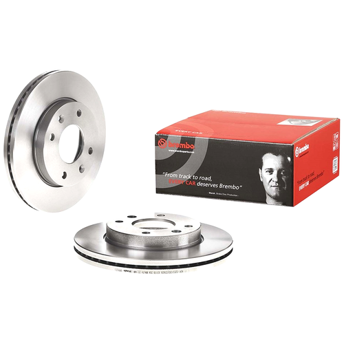 фото Brembo 09.9555.20 (0986479207 / 0986479s03 / 09955520) диск тормозной передний\ hyunday elantra (элантра) / matrix (матрикс) 1.6 / 1.8 / 2.0i / 1.5 / 2.0crdi 00-06 (комплект 2 штуки)