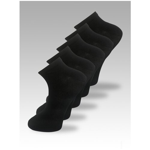 фото Мужские носки короткие черные, 5 пар, р-р 25 elite
