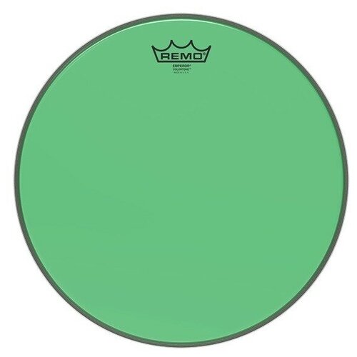 Remo BE-0314-CT-GN Emperor® Colortone™Green Drumhead, 14' цветной двухслойный прозрачный пластик, зеленый