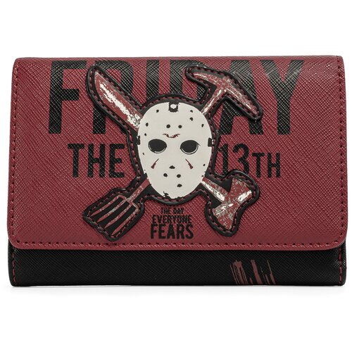 фото Кошелек loungefly friday the 13th jason mask tri-fold wallet friwa0004 funko