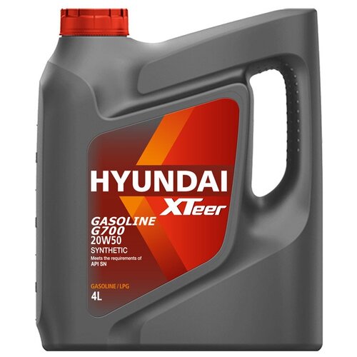 фото Hyundai xteer gasoline g700 20w50 sn масло моторное (пластик/корея) (4l)