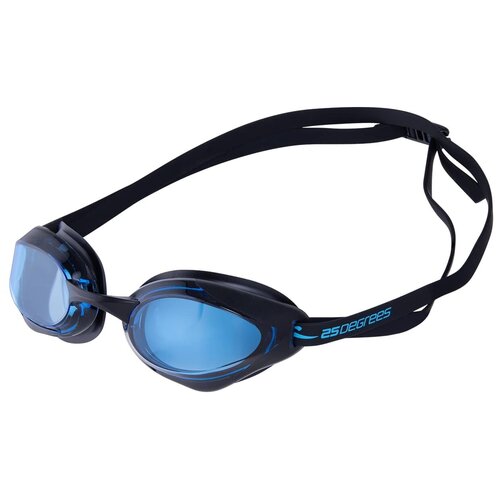 фото Очки для плавания 25degrees infase black, цвет - голубой