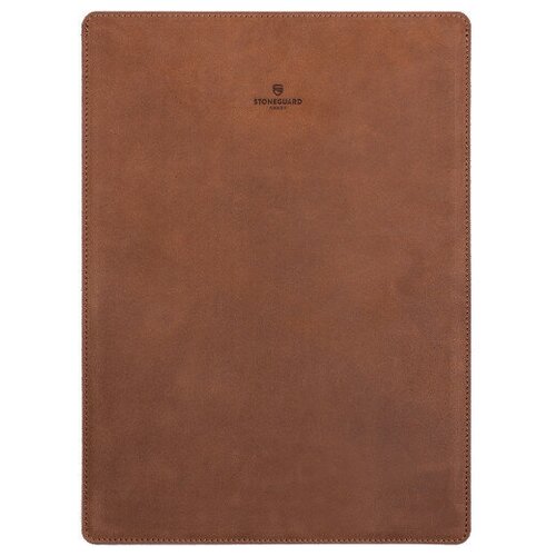 фото Кожаный чехол stoneguard moscow для macbook pro 16 коричневый rust (511)
