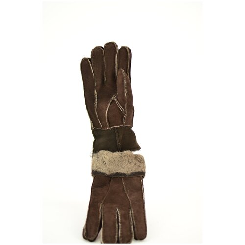 фото Перчатки мужские happy gloves замшевые цвет черный размер xl