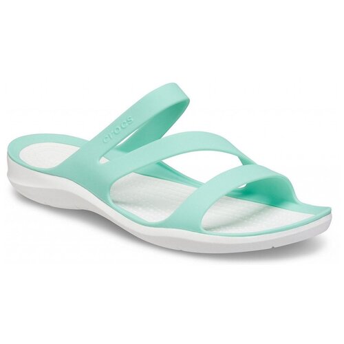 фото Шлепанцы crocs swiftwater sandal, размер 36(w6), pistachio