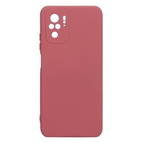фото Xiaomi чехол silicone case с защитой камеры xiaomi redmi note 10/ note 10s (красный)