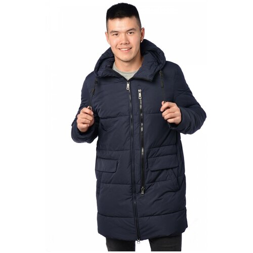 фото Зимняя куртка мужская fanfaroni 17025 размер 48, синий