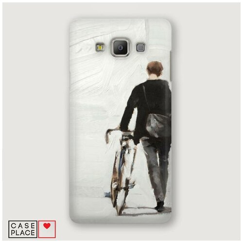 фото Чехол пластиковый samsung galaxy grand prime пара на велосипедах 1 case place