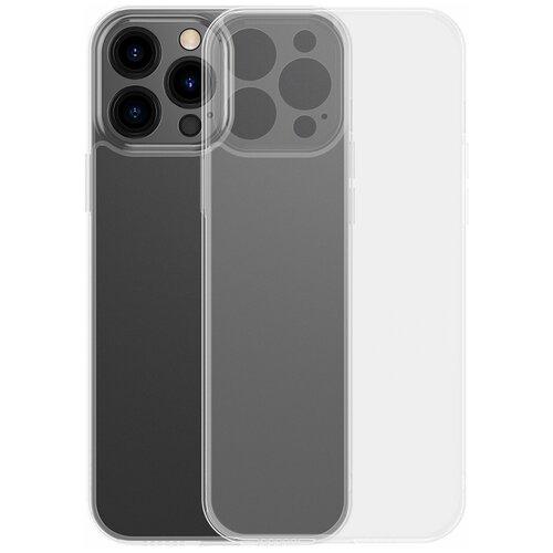 фото Baseus чехол для iphone 13 pro max (6.7) frosted glass protective case transparent