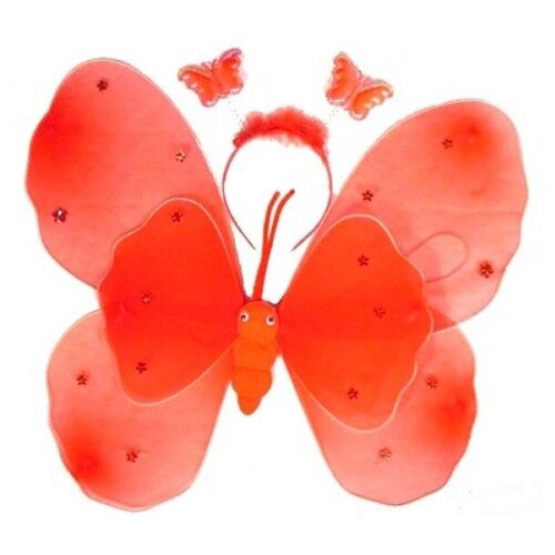 фото Крылья феи, бабочки, с палочкой и ободком смехторг