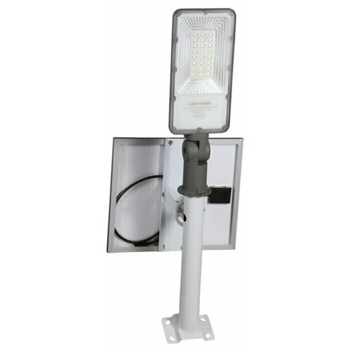 фото Прожектор leds power светодиодный (серия tr01 на солнечной батарее), ip67, 6500к, 30вт, датчик движения, пульт ду, светильник/фонарь уличный