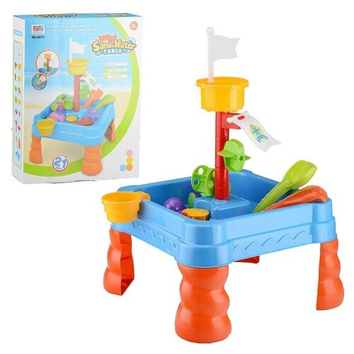 фото Стол для игр с песком и водой "водяная мельница hualian toys