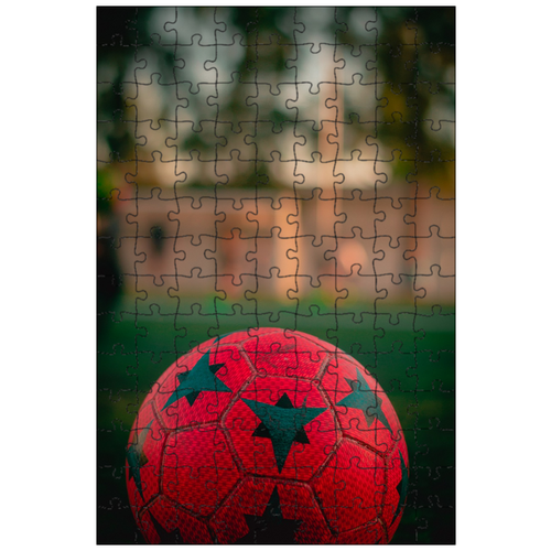 фото Магнитный пазл 27x18см."футбол, футбольный, мяч" на холодильник lotsprints