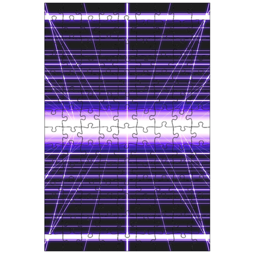 фото Магнитный пазл 27x18см."свет, сетка, лучи" на холодильник lotsprints