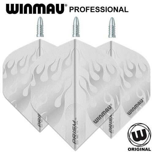 фото Профессиональные оперения 3шт с протектором оперений winmau prism delta (6915.205) и winmau flight savers. аксессуары для дартс.