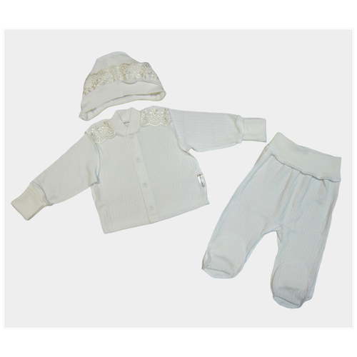 фото Комплект одежды для новорожденных 62/комплект одежды/комплект на выписку/крестильный набор/костюм для новорожденных светлячок-с
