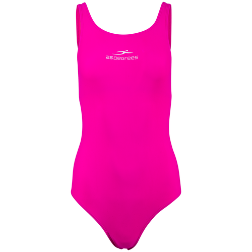фото Купальник слитный 25degrees zina для плавания, подкладка, уф-защита, размер 52(xxl), розовый