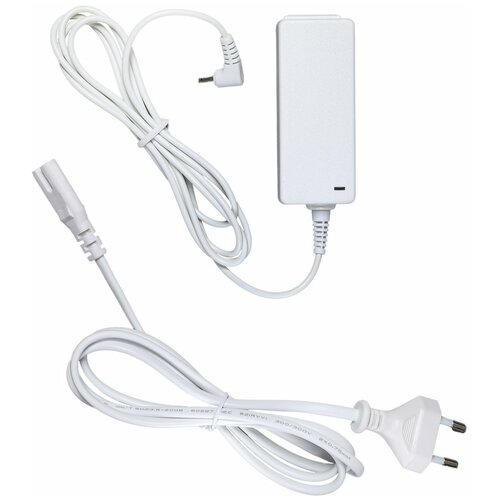 фото Зарядное устройство от сети для ноутбука asus 19v 2.1a (2.5*0.7) белый (кабель питания в комплекте) palmexx