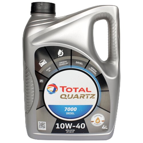 фото Масло моторное total 7000 diesel 10w40 4л