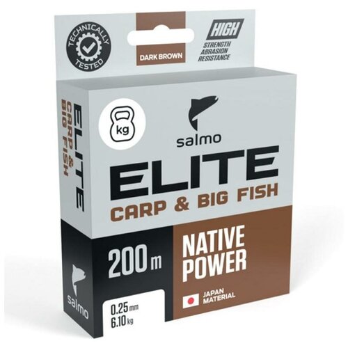 фото Леска монофильная salmo elite carp & big fish 200/027